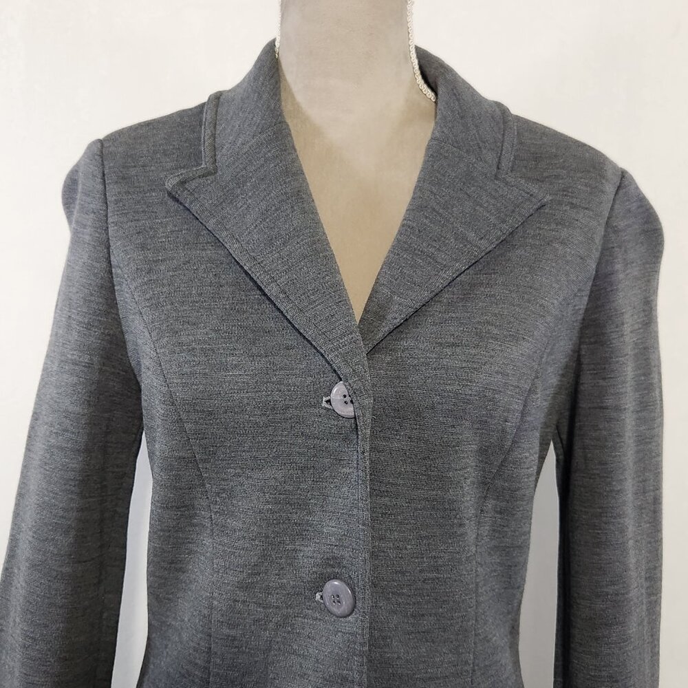 Pendleton Women's Size Medium Gray Three Button F… - image 2